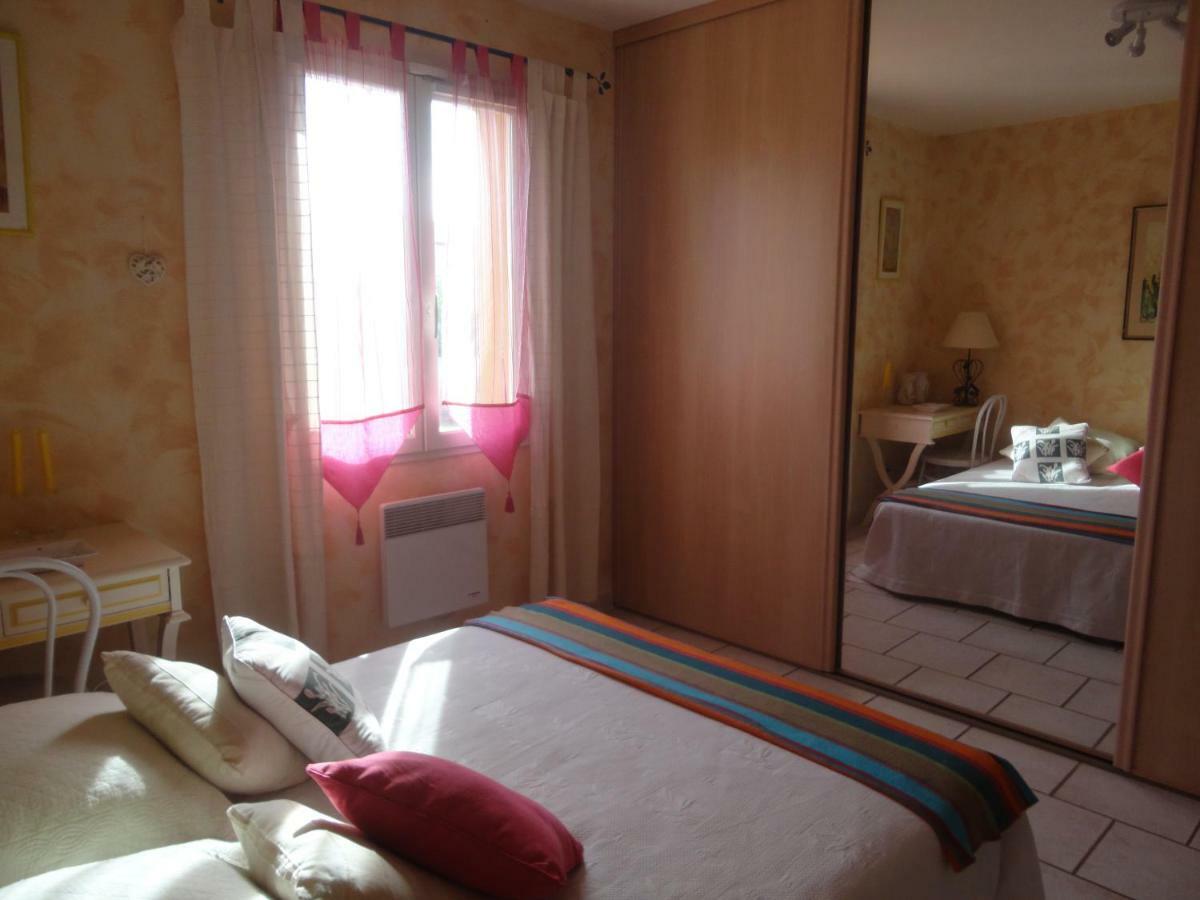 Deux Chambres Chez L'Habitant Dans Villa De Charme Avec Piscine Et Proche Mer Cuers Luaran gambar